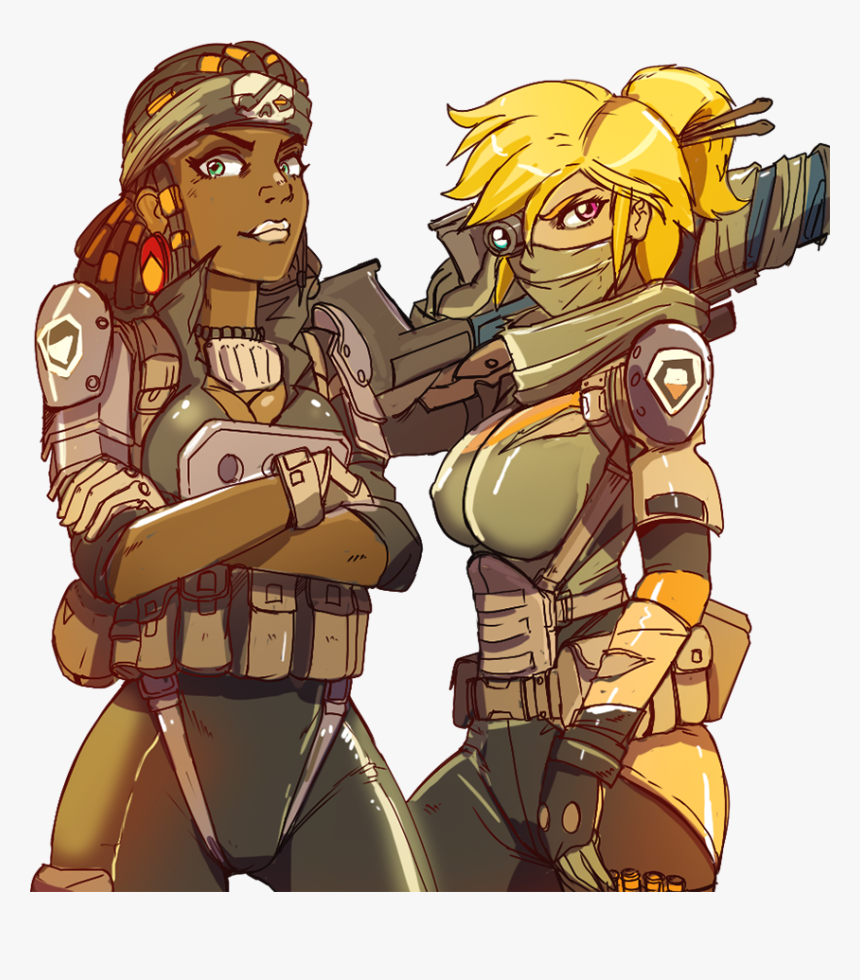 Female Pilot Titanfall Fanart, HD Png Download, Free Download