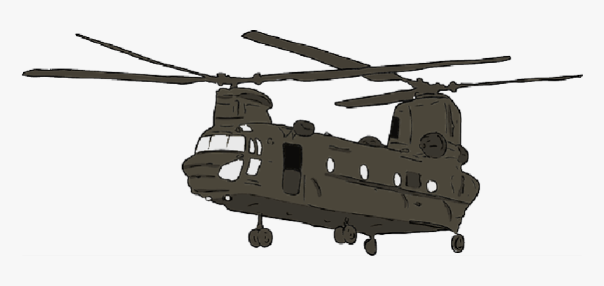 States, Cartoon, Plane, Fly, Air, United, Military, - Chinook Helicopter Clipart, HD Png Download, Free Download