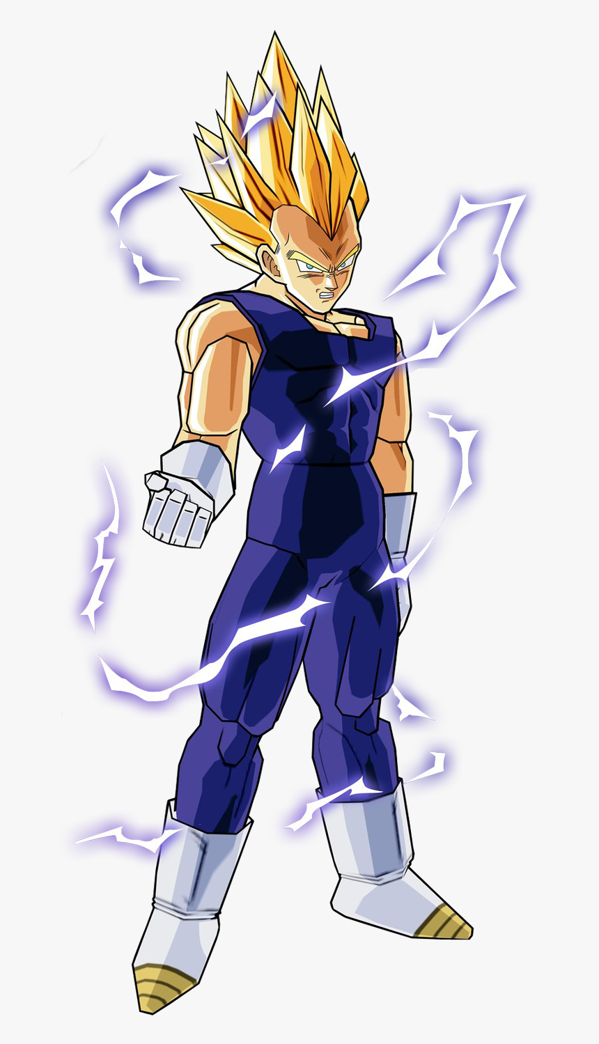 Transparent Goku Vegeta Png - Vegeta Super Saiyan 2, Png Download, Free Download