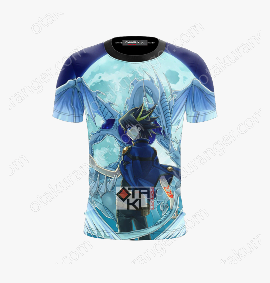 Yu Gi Oh Yusei Fudo And Stardust Dragon 3d T Shirt - Yusei Fudo, HD Png Download, Free Download