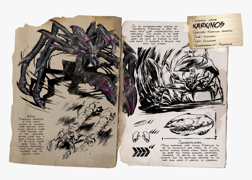 Karnikos Dossier - Ark Survival Evolved Karkinos, HD Png Download, Free Download