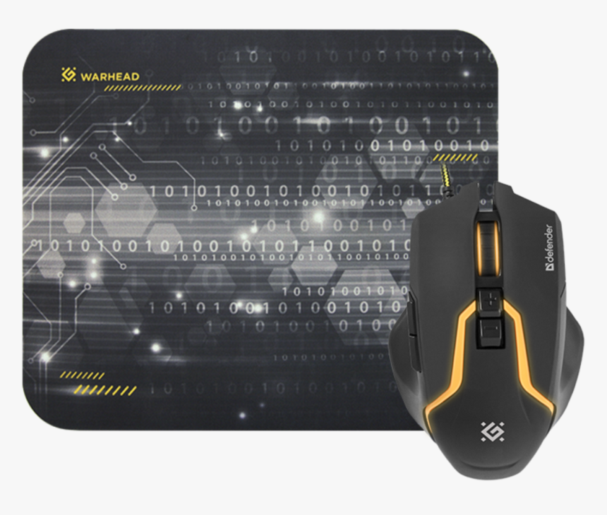 Defender Gaming Combo Warhead Mp-1400 Mouse - Warhead Mp 1400, HD Png Download, Free Download