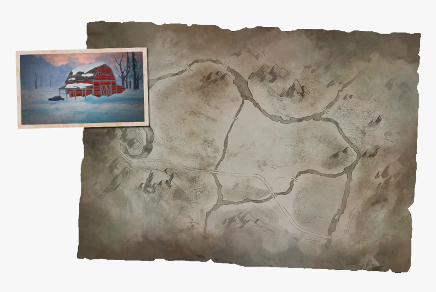 Long Dark Tatlı Vadi Map, HD Png Download, Free Download