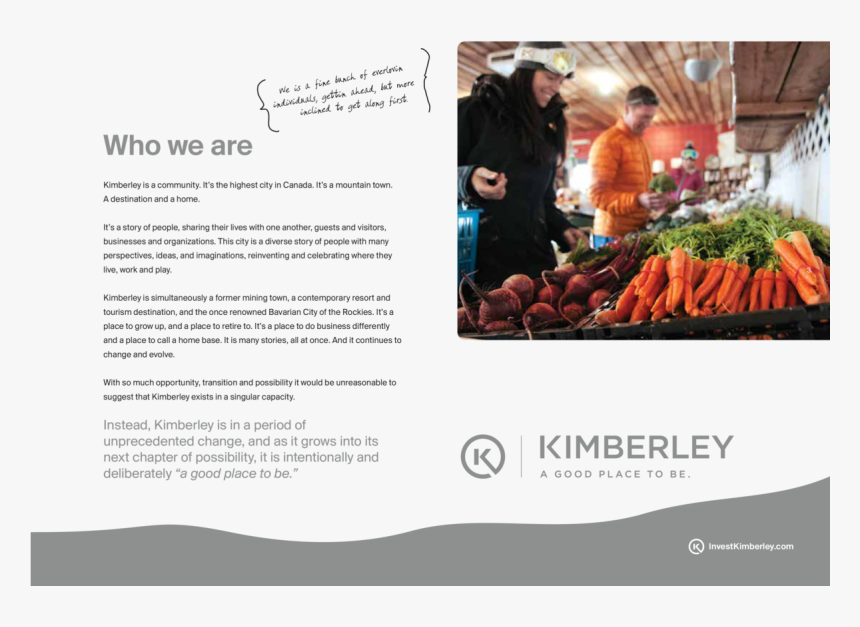 Who We Are Kimberley Is A Community - Kimberley, HD Png Download, Free Download