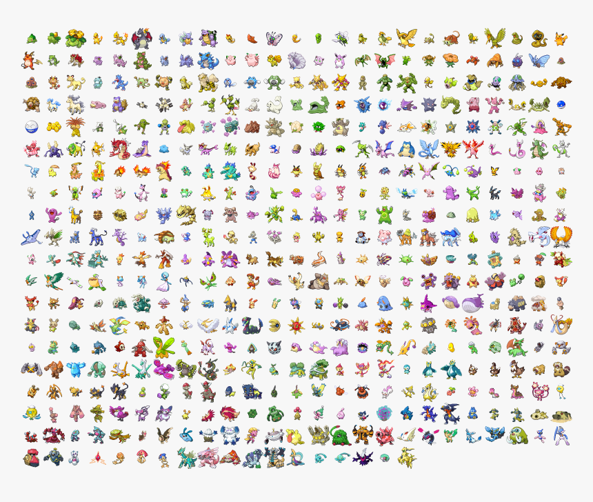 Todos Os Pokemons Shiny, HD Png Download - kindpng