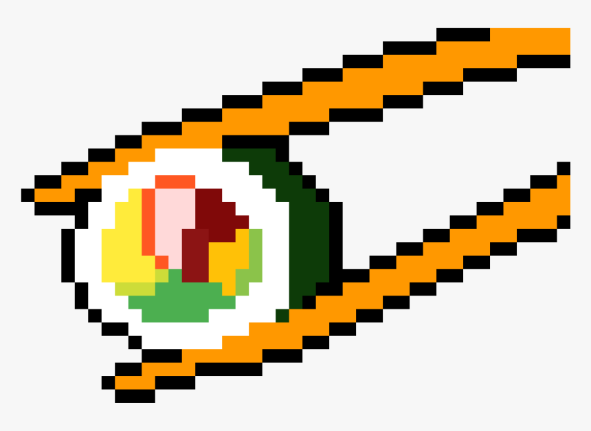 Sushi With Chopsticks Pixel Art Roblox Gif Hd Png Download Kindpng - pixel art roblox logo 2019