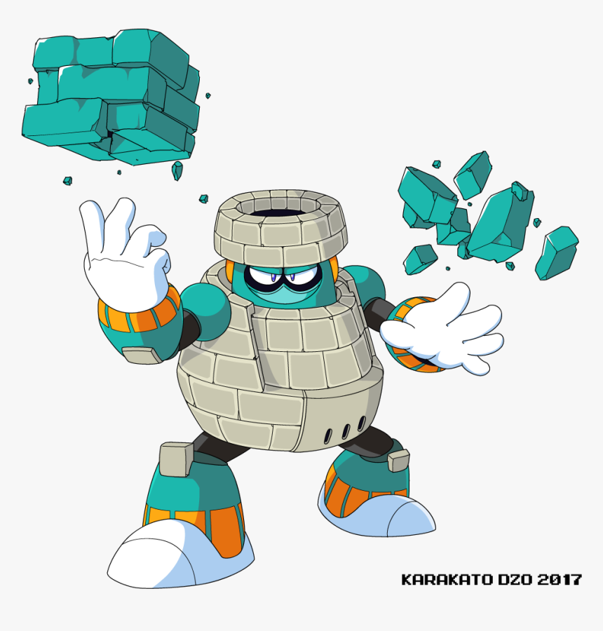 Megaman 11 Block Man, HD Png Download, Free Download