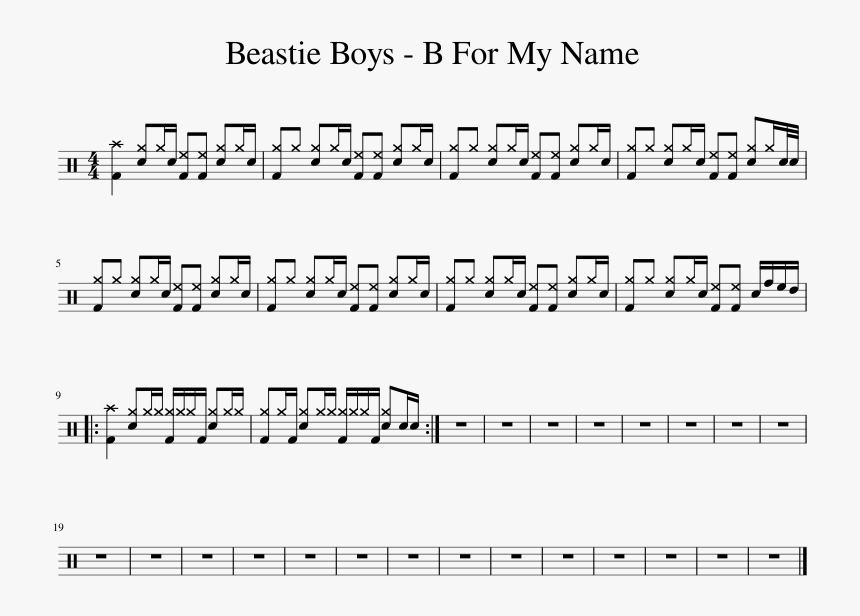 B For My Name , Png Download - Sheet Music, Transparent Png, Free Download