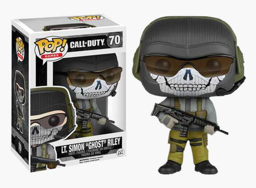 Transparent Cod Ghost Png - Simon Ghost Riley Funko Pop, Png Download, Free Download