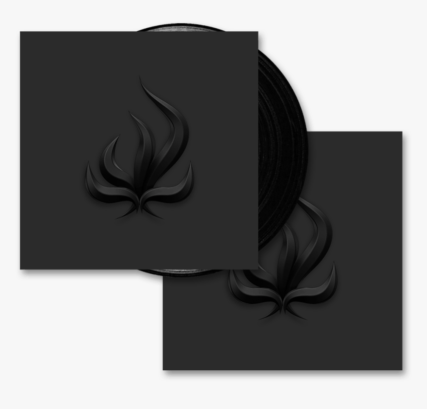 Black Flame Vinyl Lp Signed 12 X 12 Print Free Sticker - Illustration, HD Png Download, Free Download