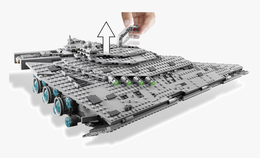 Lego Star Wars First Order Star Destroyer 2017 75190, HD Png Download, Free Download