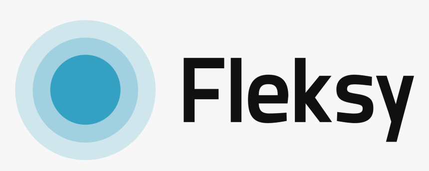 Fleksy Logo Black - Fleksy Logo, HD Png Download, Free Download
