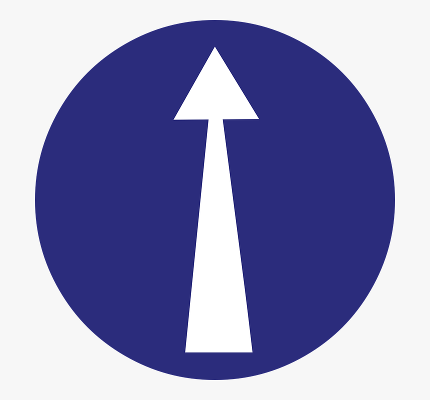 Straight Ahead Arrow, HD Png Download, Free Download