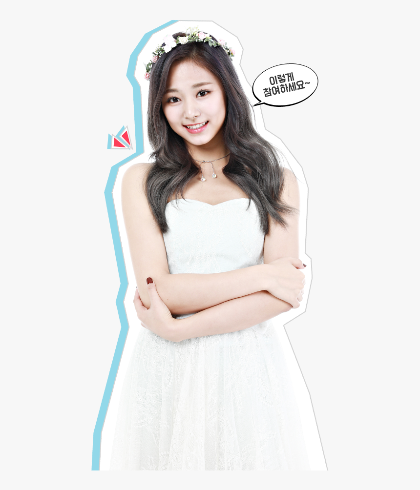 Twice Tzuyu White Dress, HD Png Download, Free Download