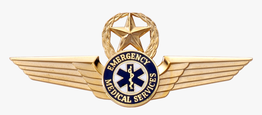 2136sw Emt Star & Wreath Wing - Ems Star & Wreath Wing, HD Png Download, Free Download