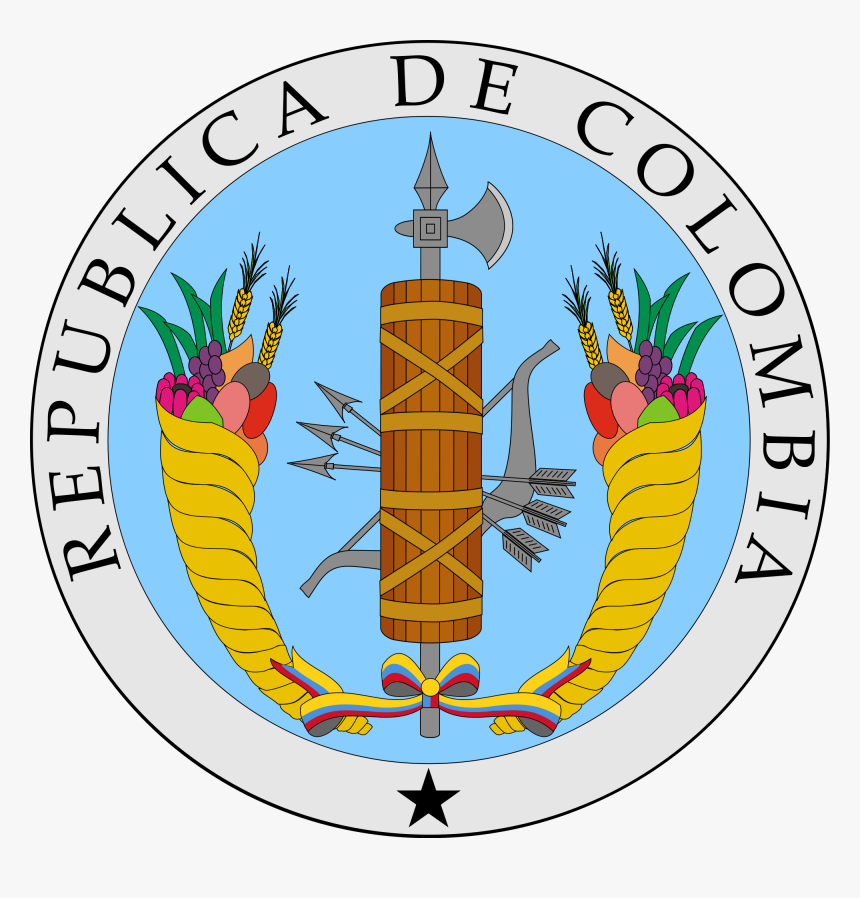 Escudo De Colombia Png, Transparent Png, Free Download