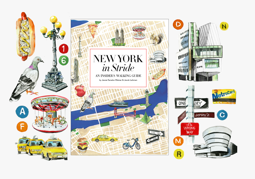 New York In Stride Rizzoli Cover - New York In Stride: An Insider's Walking Guide, HD Png Download, Free Download