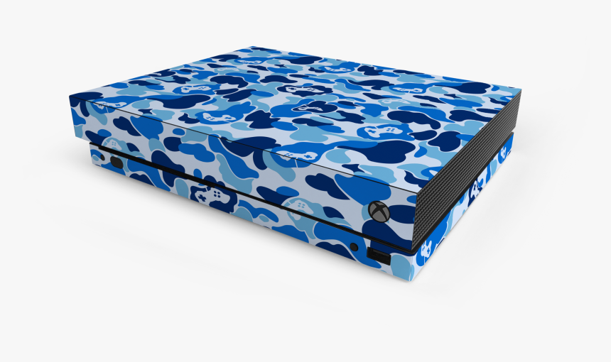 Xbox One X Blue Game Camo Skin"
 Class="lazyload Lazyload - Blue Camo Ps4 Pro, HD Png Download, Free Download