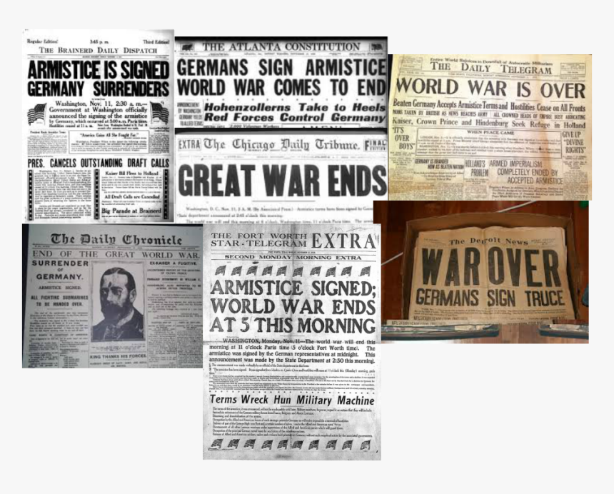 Picture - End Of World War 1, HD Png Download, Free Download