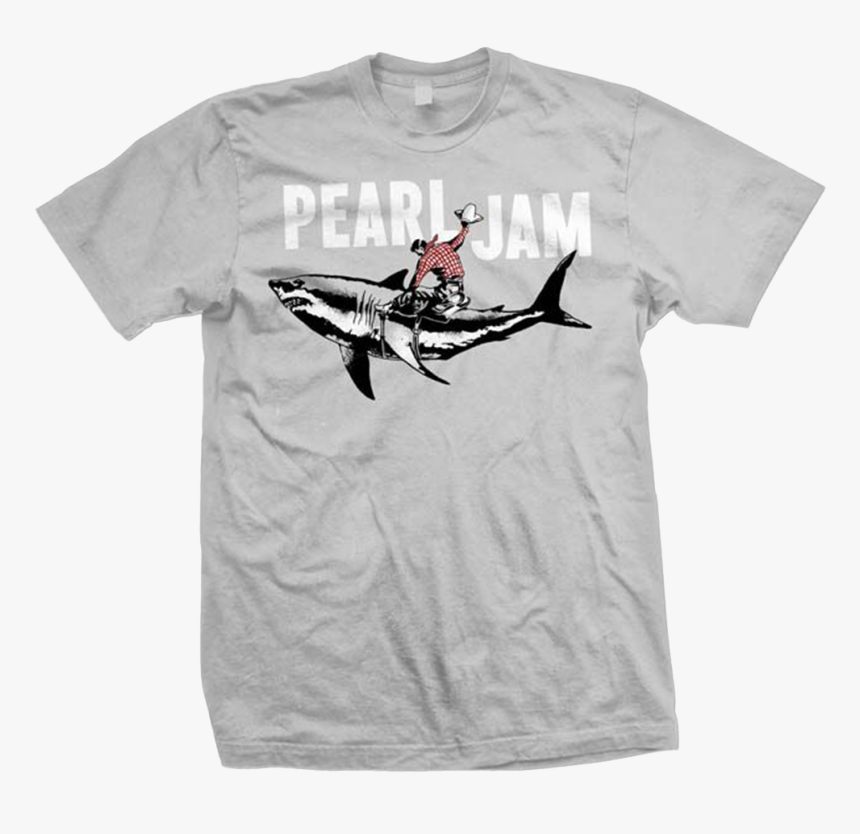 Shark Cowboy Pearl Jam T-shirt - T Shirt, HD Png Download, Free Download