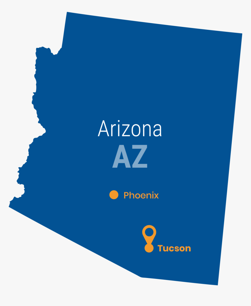 Arizona Map University - Graphic Design, HD Png Download, Free Download