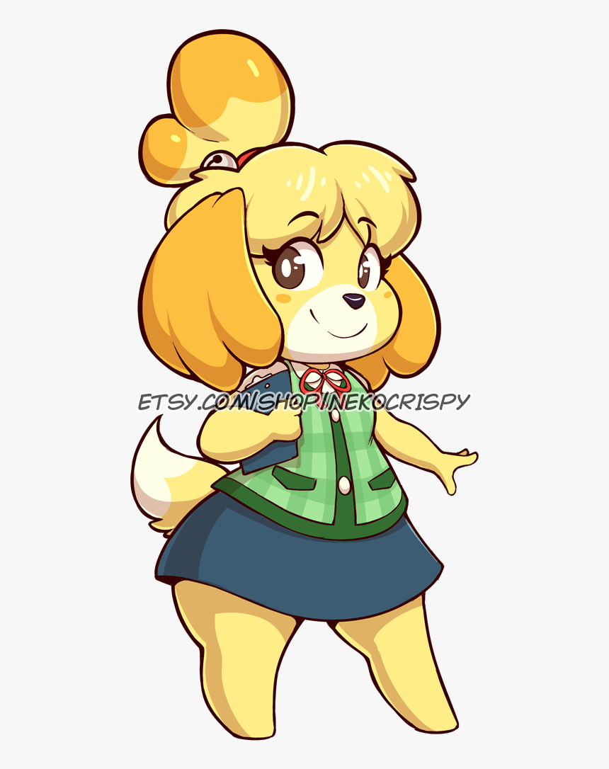 Animal Crossing Isabelle Nekocrispy, HD Png Download, Free Download