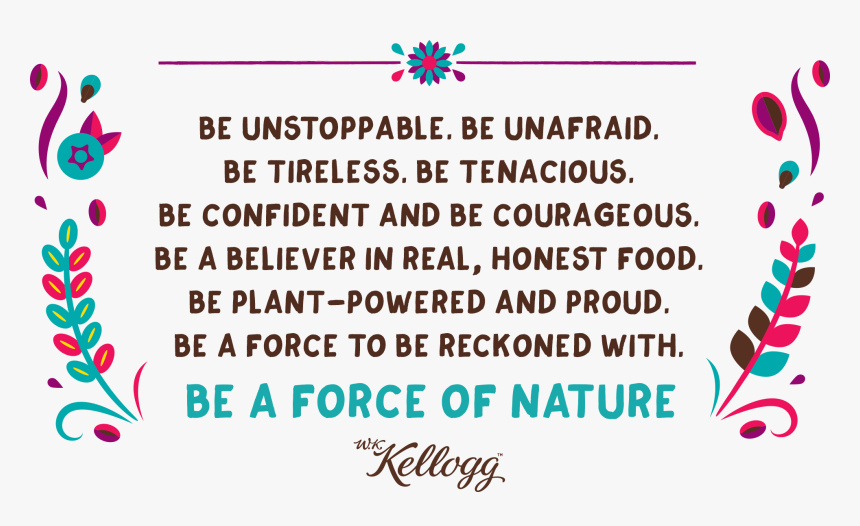 Will Keith Kellogg , Png Download - Force Of Nature Kellogg's, Transparent Png, Free Download