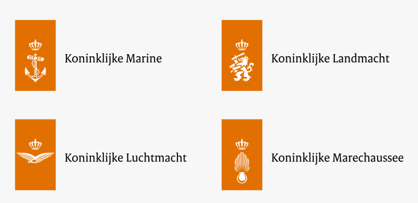 Marechaussee Landmacht Luchtmacht Marine, HD Png Download, Free Download