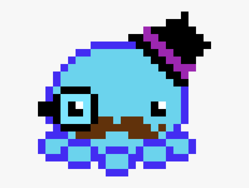 Pixel Art Octopus, HD Png Download, Free Download