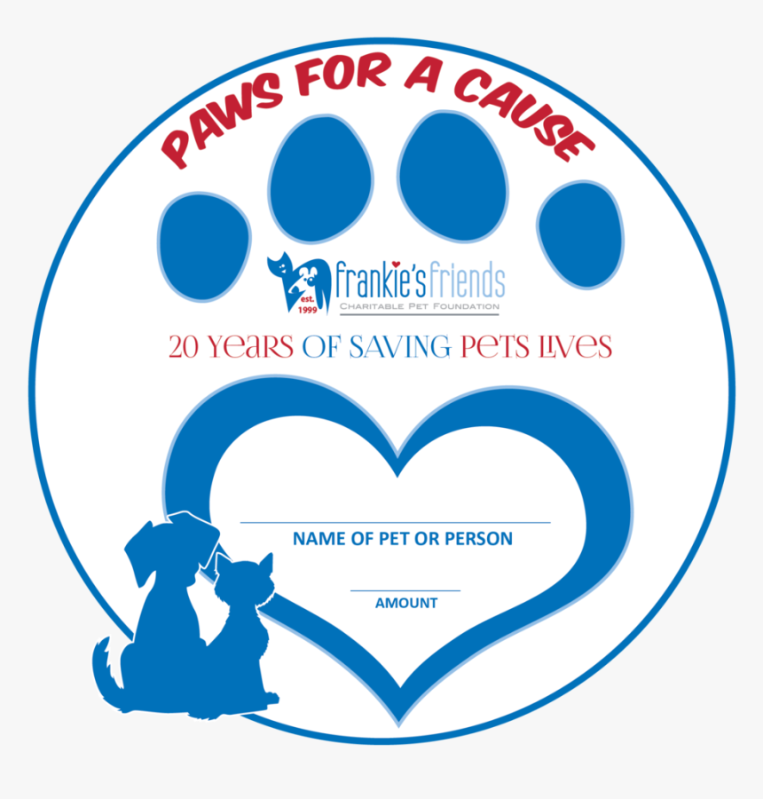Paws For A Cause 2020 Icon-01 - Circle, HD Png Download, Free Download