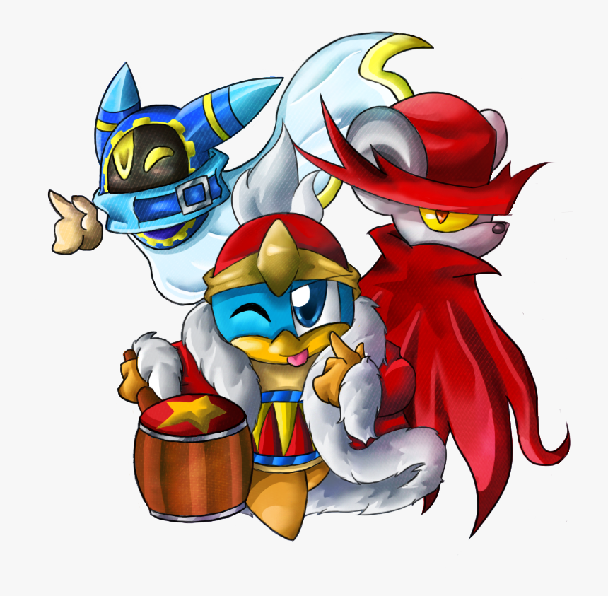 Magalor, Daroach And King Dedede - Cartoon, HD Png Download, Free Download