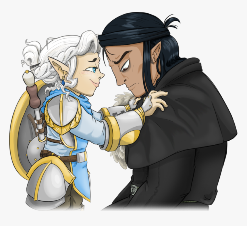 Pike Trickfoot And Vax’ildan From The Series “critical, HD Png Download, Free Download