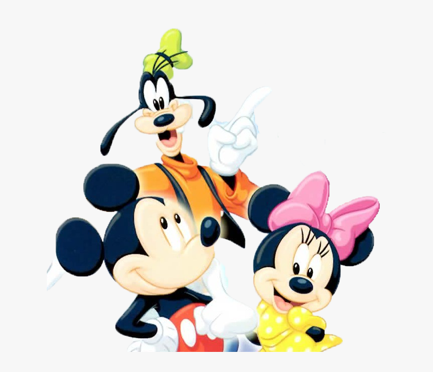 Transparent Mickey Face Png - Mickey And Minnie And Goofy, Png Download, Free Download