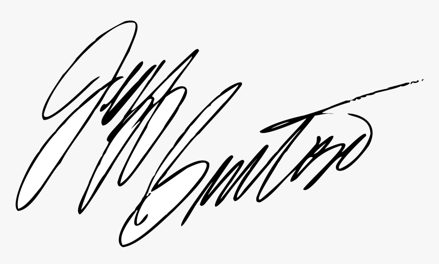 Jeff Burton Signature Logo Png Transparent - Signature Vector Free, Png Download, Free Download