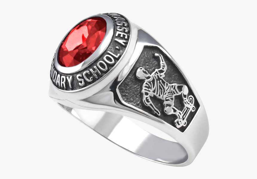 Ring One Sideb Red Stone - Stone With Ring Png, Transparent Png, Free Download