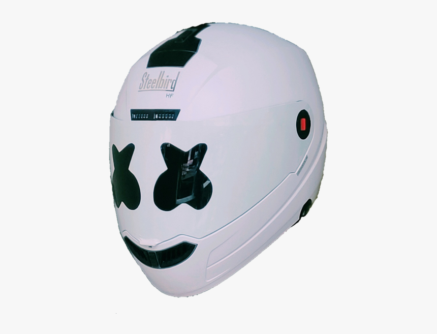 Marshmello Bike Helmet India HD Png Download kindpng