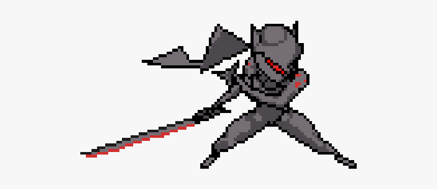 Overwatch Genji Pixel Spray, HD Png Download, Free Download