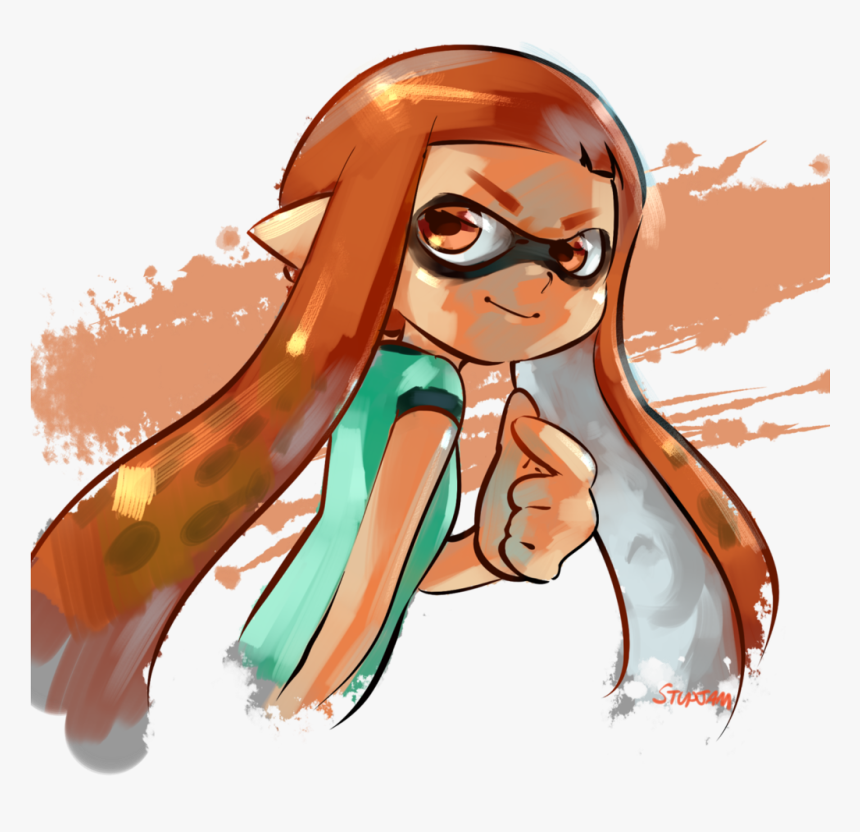 Art Splatoon Inkling Girl, HD Png Download, Free Download