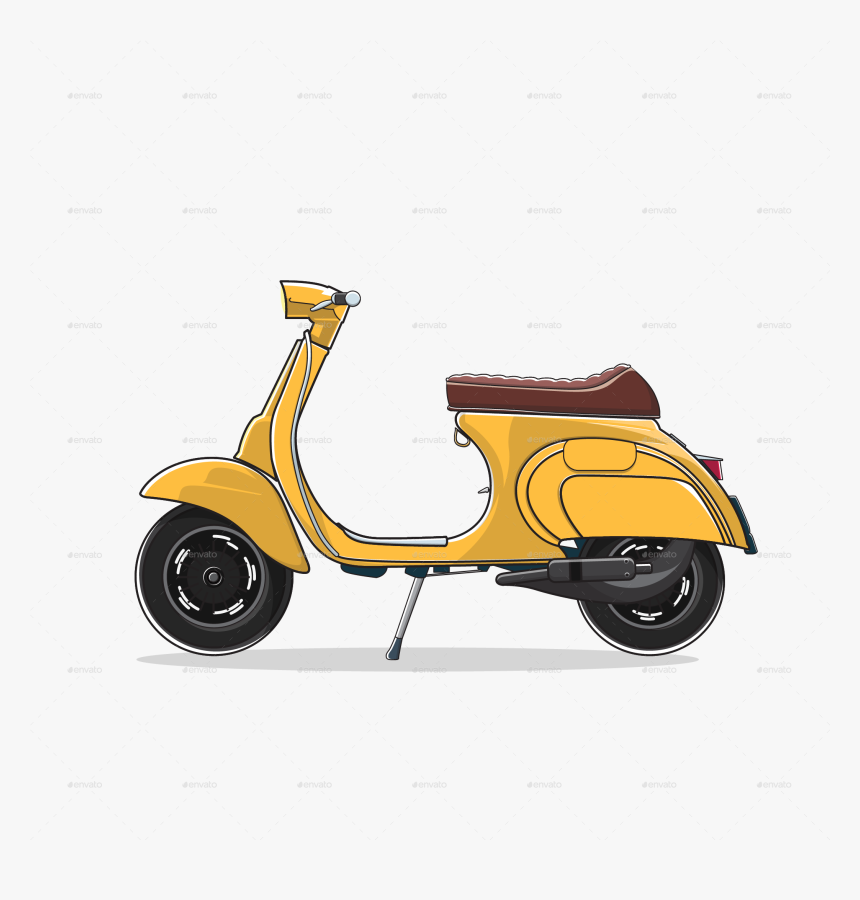 Vespa Vector, HD Png Download, Free Download