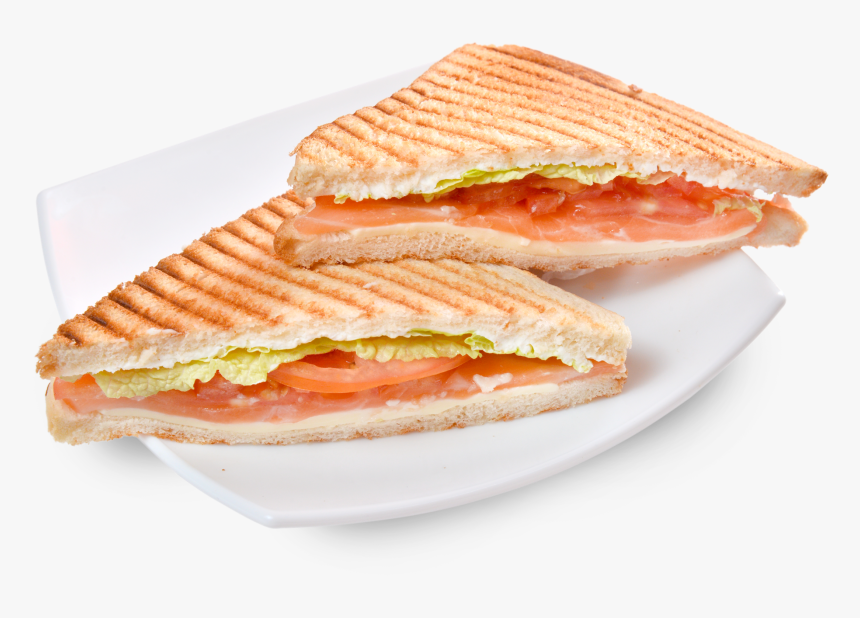 Сандвич С Лососем - Ham And Cheese Sandwich, HD Png Download, Free Download