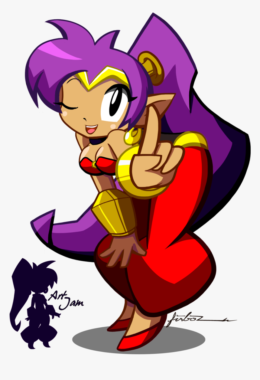 Genie With Purple Hair, HD Png Download, Free Download