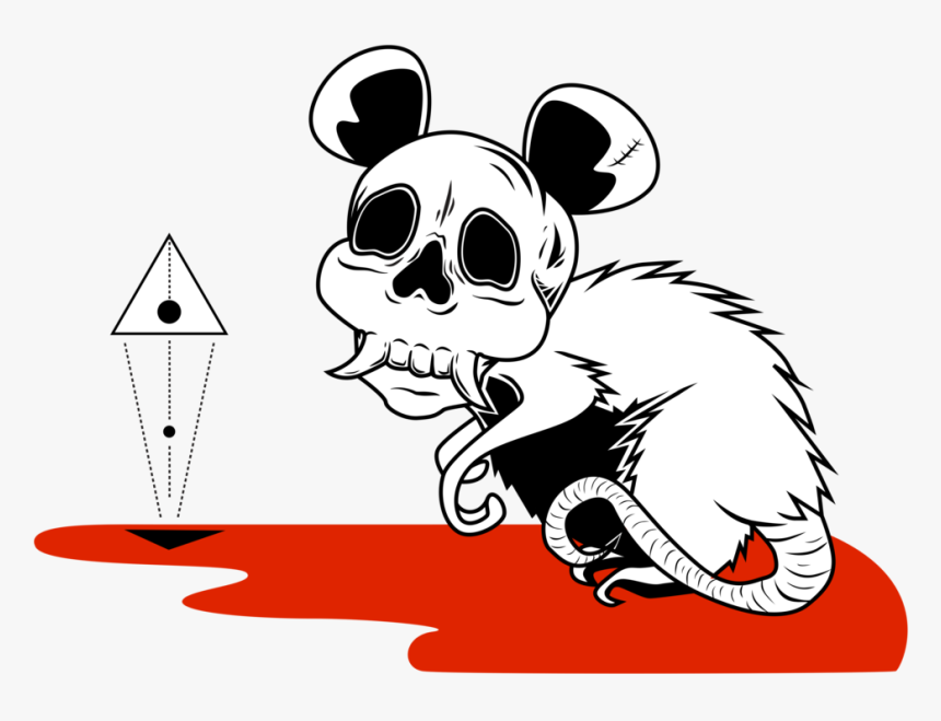 Skull Rat Shop Piece - Illustration, HD Png Download, Free Download
