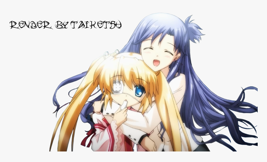 Render Nishikujou Touka & Nakatsu Shizuru - Rewrite 線路, HD Png Download, Free Download