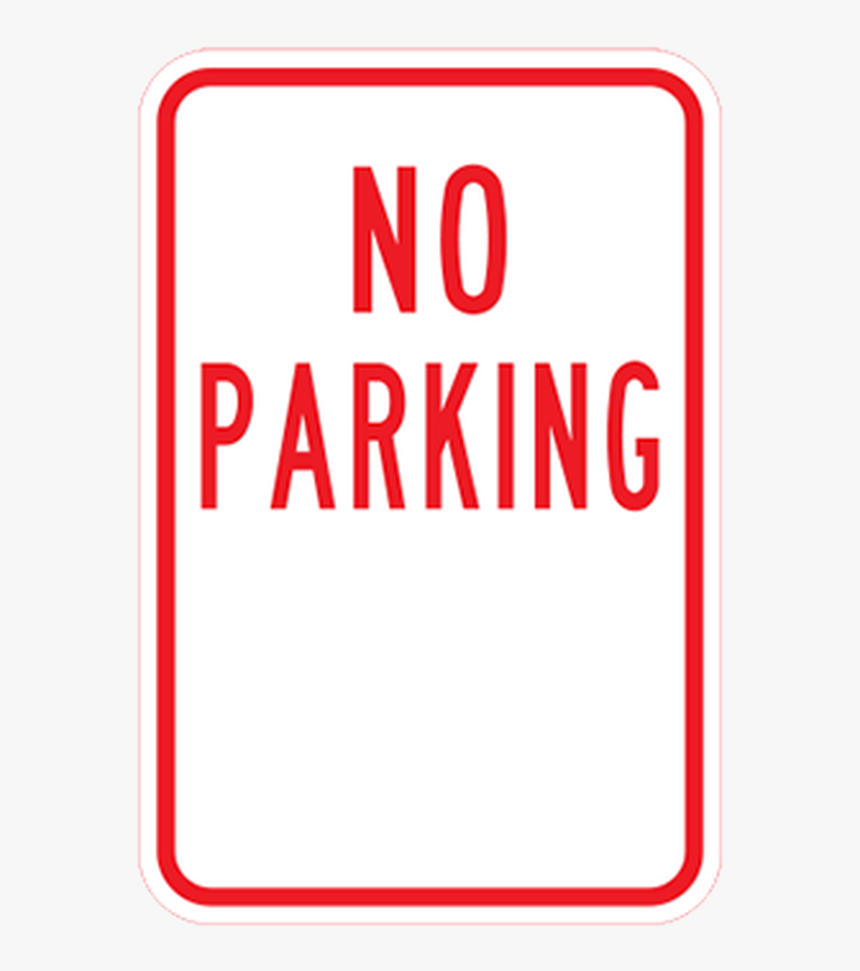 No Parking Blank - Sign, HD Png Download, Free Download