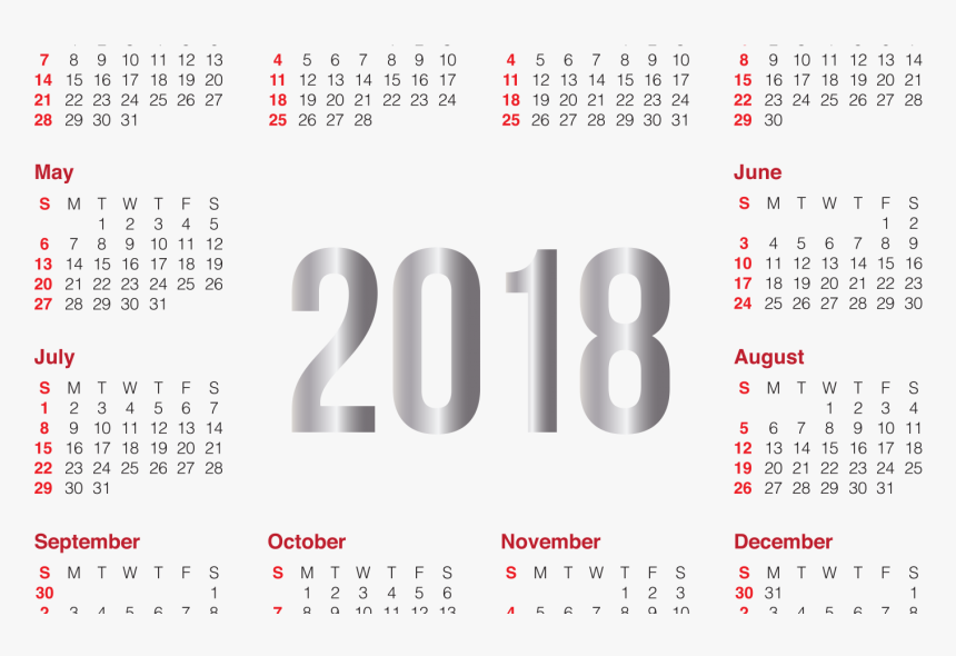 Transparent Calendar Clipart Png - Transparent Background December 2019 Calendar Png, Png Download, Free Download