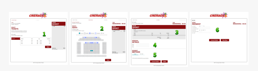 Cinemagic Saco Seating Chart, HD Png Download, Free Download