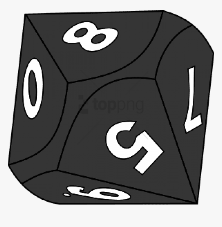 Free Png Dados Rol Png Image With Transparent Background - 10 Sided Dice Clipart, Png Download, Free Download