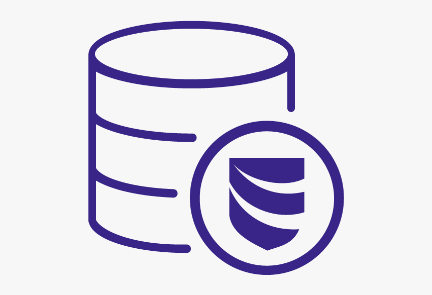 Database Icon Cartoon Black And White, HD Png Download, Free Download