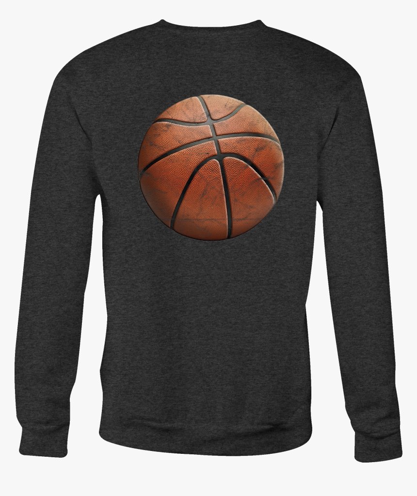 Crewneck Sweatshirt 3d Leather Basketball Sports Team, HD Png Download, Free Download
