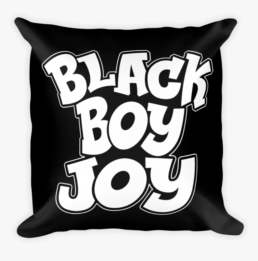 Chocolate Ancestor, Llc- Black Boy Joy Square Pillow - Cushion, HD Png Download, Free Download